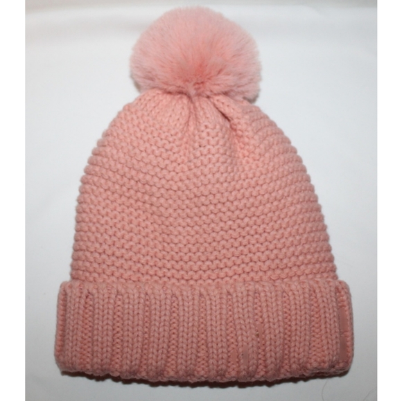 Women's Plush Knit Pom Pom Beanie Hat - Picture 2 of 15